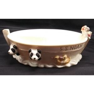 Lenox S.S. Noah's ARK Child's Segmented Dish Bowl